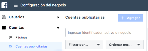 Configuracion negocio facebook