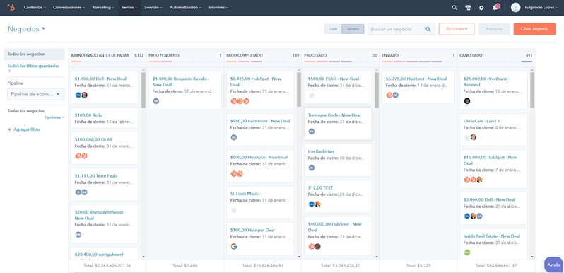 crm de hubspot gratis