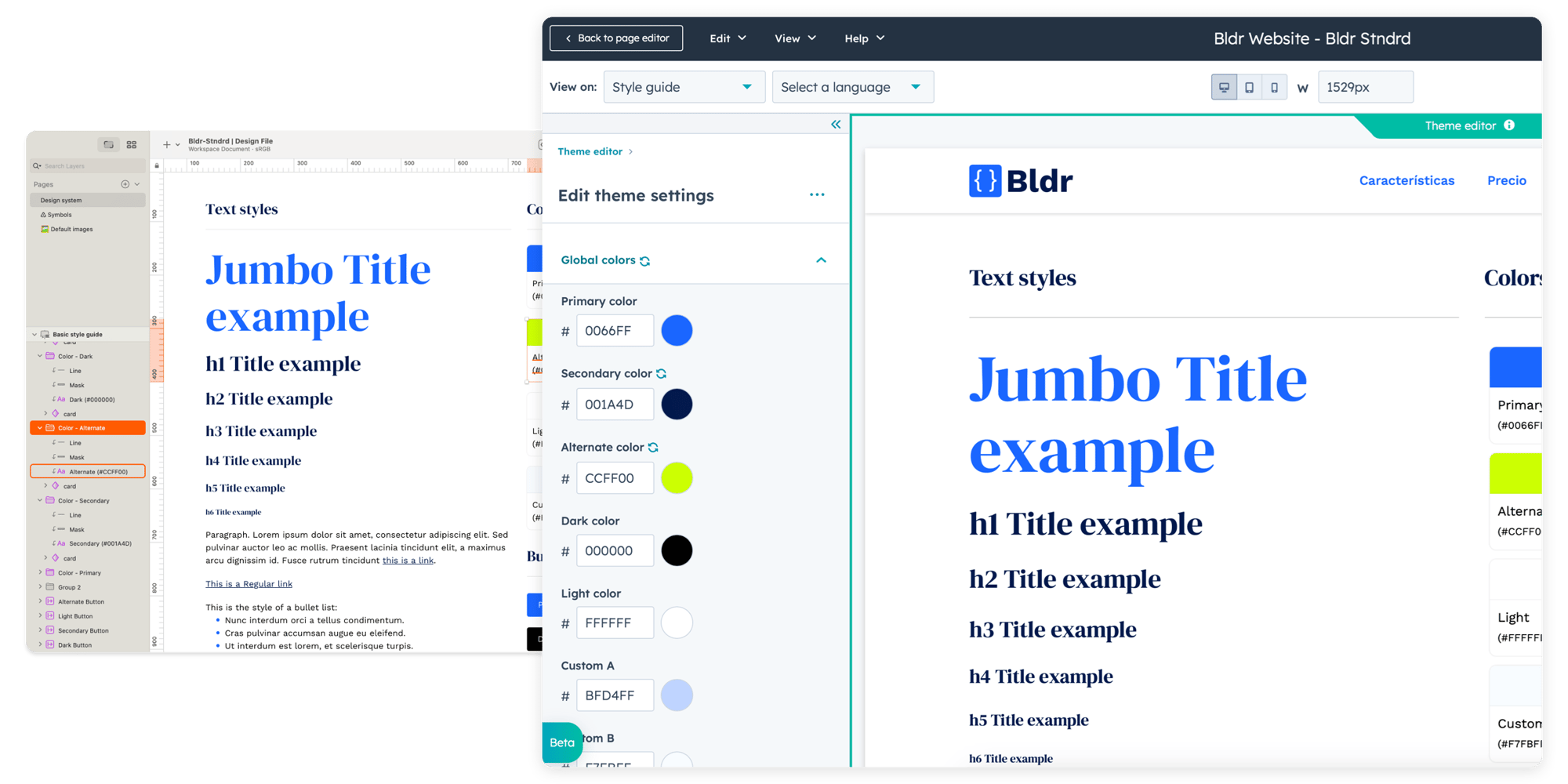 Bldr - Sistema de diseño